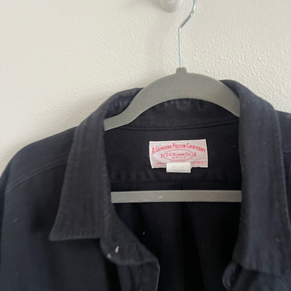 Vintage Filson Navy Button Up, size XXL - Picture 3 of 7